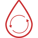 Ilustração de uma gota de água