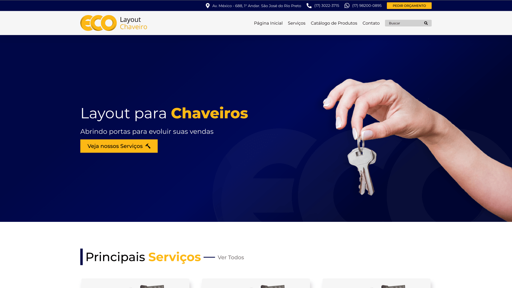 Tema Prestação de Serviços 1 Eco Webdesign