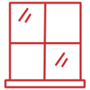 Ilustração de uma janela