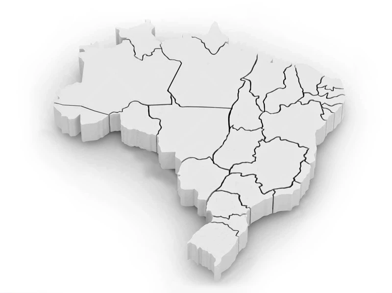 Mapa 3D Brasil J2A