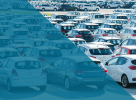 Imagem ilustrativa de vários carros