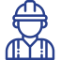 Ícone de um operário de uma obra