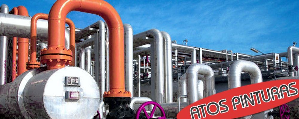Pintura de Tubulação em Usina