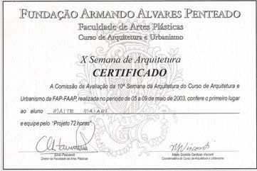 Imagem de Vila X Semana de Arquitetura . Primeiro Lugar