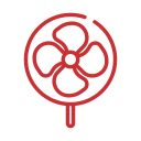 Ilustração de um ventilador