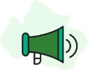 Ilustração de um megafone