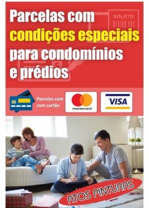 Parcelas com condições especiais para condomínios e prédios Parcelas com condições especiais para condomínios e prédios