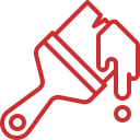 Ilustração de um pincel